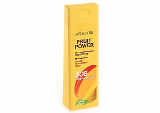 Шампунь для волос Delicare Fruit Power Манго Восстановление 280мл (773)