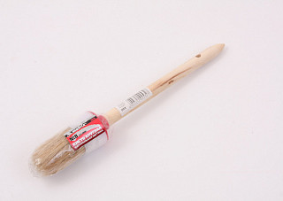 Кисть круглая MTX "Стандарт" №8х35мм, деревянная ручка натуральная щетина (82078) 12/480