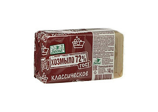 Мыло туалетное ВЕСНА Хозмыло 72% ГОСТ (классическое) в п/п 140гр (425)
