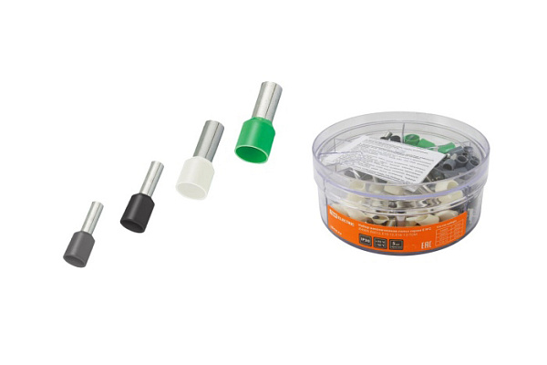 Набор наконечников-гильз TDM серии Е №2 (Е4009, Е6012, Е10-12, Е16-12) (0512-0017)