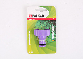 Адаптер PALISAD пластмассовый, 1" внутренняя резьба (65730)