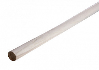 Черенок для эимних лопат, деревянный первый сорт (d=32мм, h=1,2м)