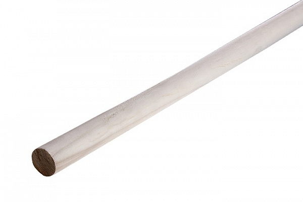 Черенок для  лопат, деревянный первый сорт (d=32мм, h=1,2м)