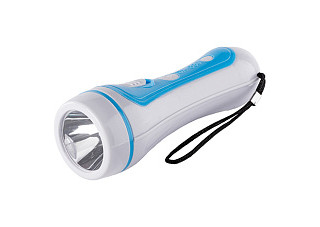 Фонарь SMARTBUY LED, 2хAA батарея,  1 вт, 15х4,7 см, ABS (4424)