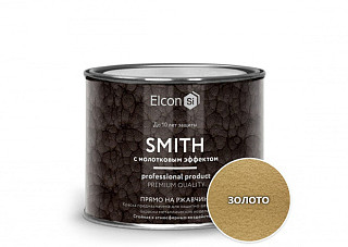 Краска кузнечная с молотковым эффектом Elcon Smith золото (0,4кг)