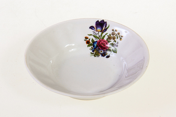 Блюдце для варенья d=110мм.БУКЕТ ЦВЕТОВ 3с0091 Беларуссия