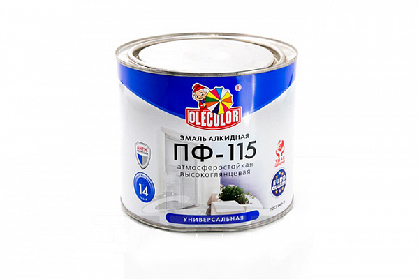 Эмаль ПФ 115 OLECOLOR кремовый (0,5кг)