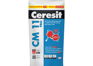 Клей CERESIT CМ11 PRO для плитки 5,0кг (2639486)
