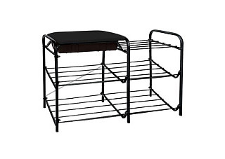 Этажерка НИКА для обуви 3-х ярусная с ящиком 790х330х510мм (ЭТП1)