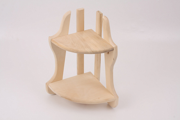 Полка угловая 2-х ярусная 380х220х300мм