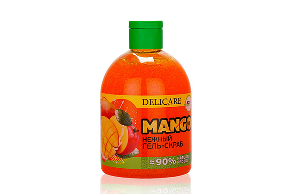 Гель-скраб Delicare нежный Mango 485мл (121)