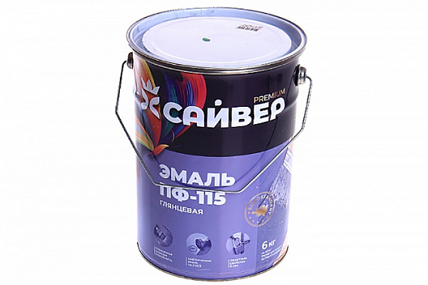 Эмаль ПФ 115 Сайвер белая глянцевая ( 5,0кг)