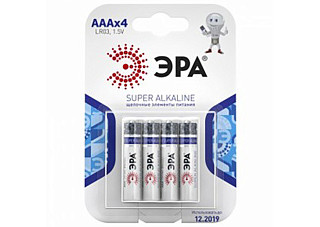 Элемент питания 06 ERA LR06 Alkaline BL4 (4/80) блистер (849)