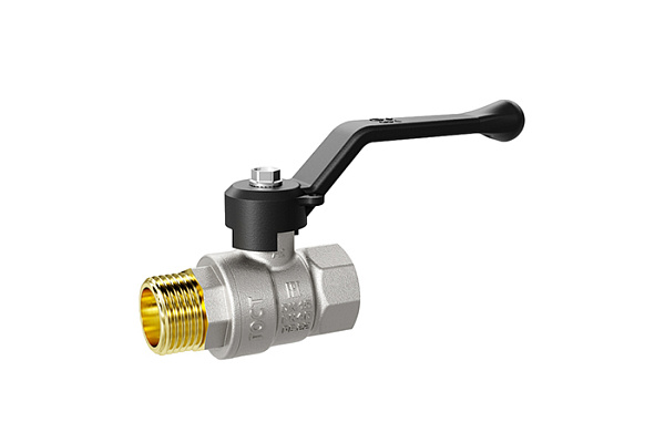 Кран шаровой латунный LD Pride 47.40 ДУ40 (1 1/2) Ру 25 Г/Ш рычаг (1/3)