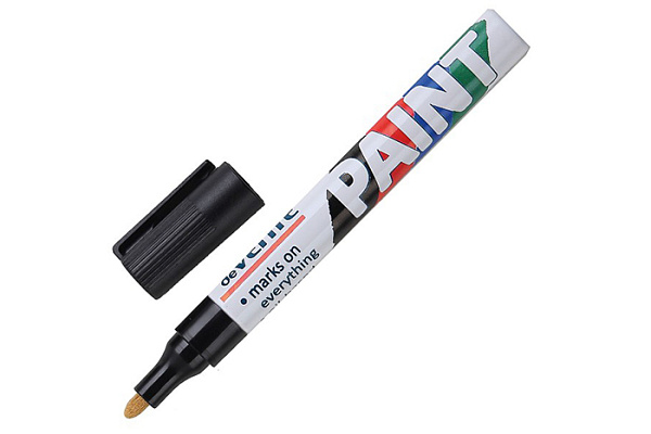 Маркер-краска 2.0мм черный DEVENTE 5043401 /12