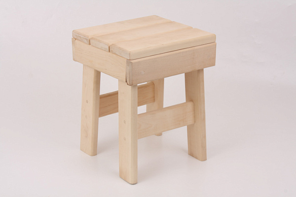 Табурет детский деревянный (береза) 300х300х320мм