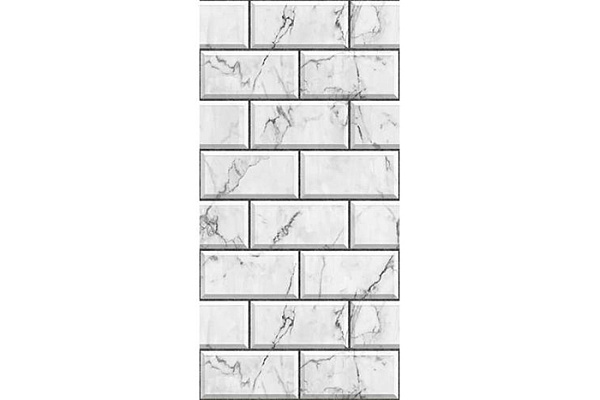 Панель ПВХ фотопечать White Carved Stone (2700х250мм) 8275