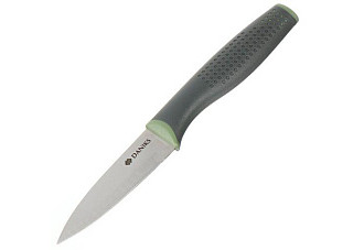 Нож кухонный Daniks, Verde, для овощей, нержавеющая сталь, 9 см, рукоятка пластик (426087) (216) 