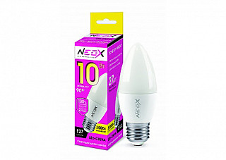Лампа светодиодная NEOX LED-СВЕЧА 10Вт 230В Е27 3000К 800Лм (14548)