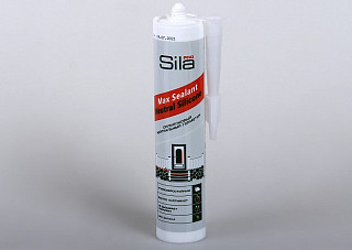 Герметик Sila PRO Max Sealant, Neutral Silicone силиконовый, нейтральный, бесцветный 280мл (446)  