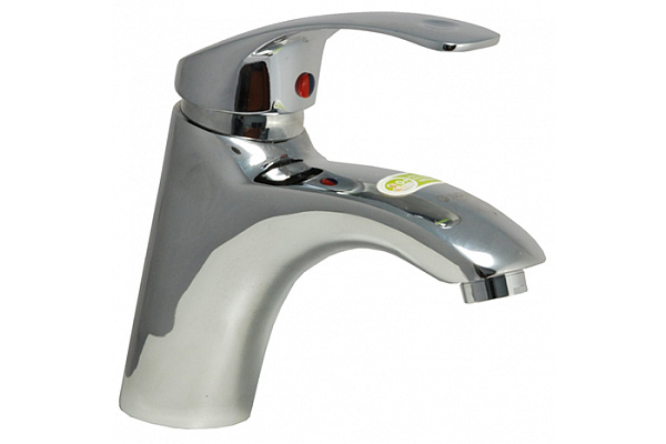 Смеситель для умывальника Juguni (Излив-литой 16см, Шпилька, Картридж-40мм) 701