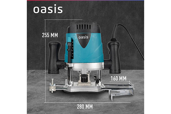 ФРЕЗЕРНЫЙ СТАНОК OASIS PF-150 (1500Вт, 16000-30000об/мин, 55мм, 3,8кг)