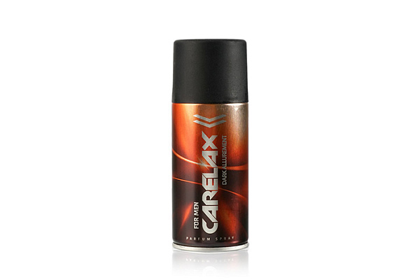 Дезодорант CARELAX спрей мужской dark allurement 150мл