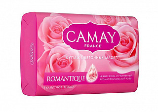 Мыло туалетное CAMAY (Камей) Романтик 85гр (48/67048276)(605)