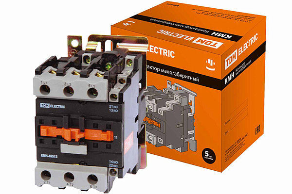 Контактор TDM КМН-48012 80А 230В/АС3 1НО;1НЗ (0708-0028)