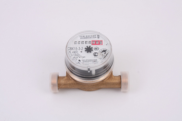 Счетчик воды СВК-15-3-8 без монтажного комплекта  г.Арзамас