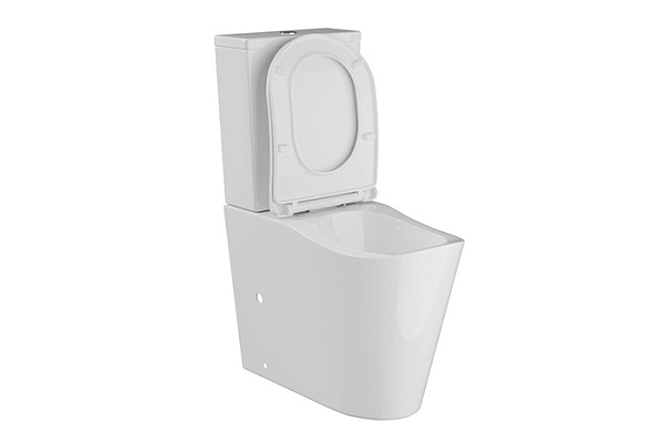 Унитаз-компакт анатомический WAVE SILUET Tornado3.0 гор,ниж,2-кн.арм,дюро,м/л,быстр,БЕЛЫЙ глянец