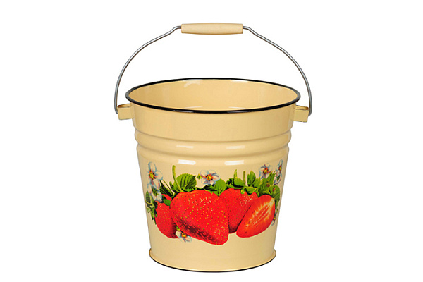 Ведро эмалированное с рис.без крыш. Северсталь 12,0л (1с27-с)"