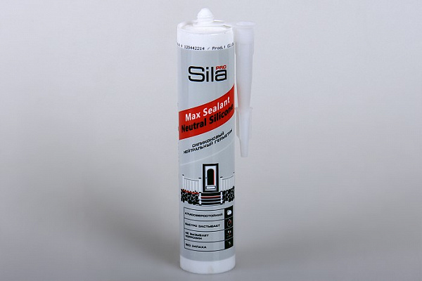 Герметик Sila PRO Max Sealant, Neutral Silicone силиконовый, нейтральный, белый 280мл (422)