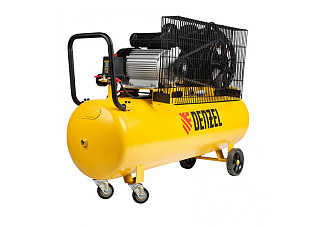 Воздушный компрессор DENZEL BCV2300/100 ременной (2,3 кВт,100 л, 440 л/мин.) (58111)