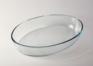 Посуда для СВЧ форма овальная б/крышки 3л (350*245 мм) 59074
