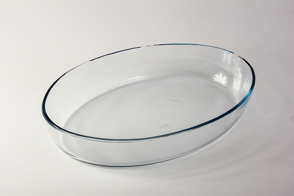Посуда для СВЧ форма овальная б/крышки 3л (350*245 мм) 59074