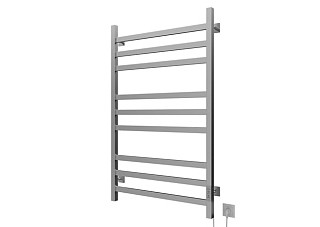 Полотенцесушитель электрический MIXLINE FAVORITE 80х50 г2 (таймер,499Вт,9перекл.)МАТОВЫЙ ХРОМ 557211