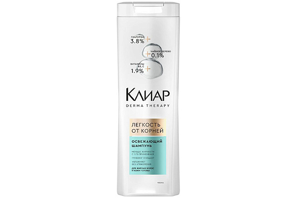 Шампунь для волос КЛИАР derma therapy легкость корней 380мл (1/12)