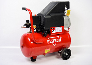 Воздушный компрессор ELITECH KПМ 200/24 (1.5кВт., 24л., 8 бар, 198л/мин)