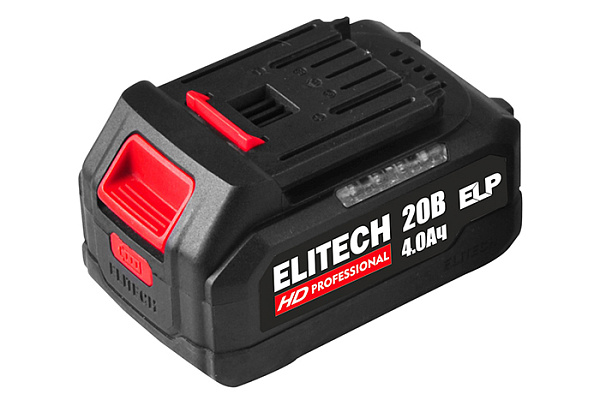 Дрель-шуруповерт ELITECH ДА 20БЛ2 20В, б/щет, 2,0Ач+4Ач Li-ion (Е2201.045.02)