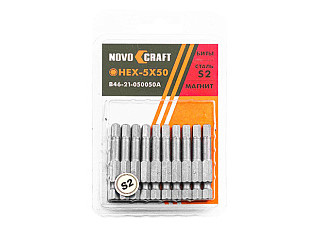 Биты NovoCRAFT HEX 5 х 50 (Тайвань)
