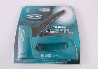 Пистолет скобозабивной GROSS пластм. корп. скоба (13,53,300 6-16мм(41003)