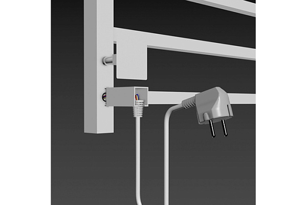 Полотенцесушитель электрический MIXLINE FORTUNE 80х50 (таймер, 425Вт, 8 перекладин) БЕЛЫЙ 556379