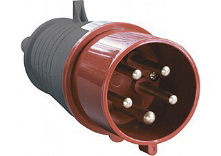 Вилка ИЭК 025 3Р+N+Е 32А 380В IР44 переносная (PSR02-032-5) (293)