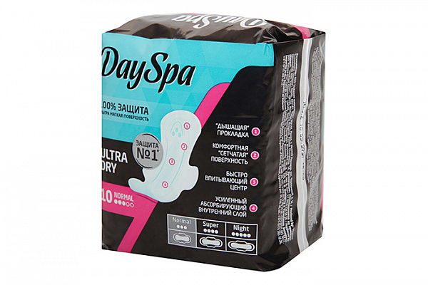 Прокладки Day Spa женские Ultra Dry Normal 10шт (952)