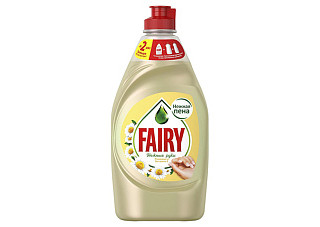 Жидкое средство для мытья посуды FAIRY (ФЕЙРИ) Нежные руки Ромашка и витамин Е 400мл (435)