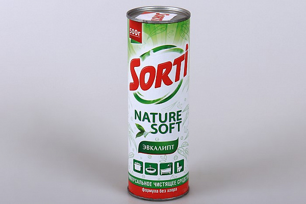 Чистящее средство SORTI (СОРТИ) Эвкалипт, порошок 500гр (439)