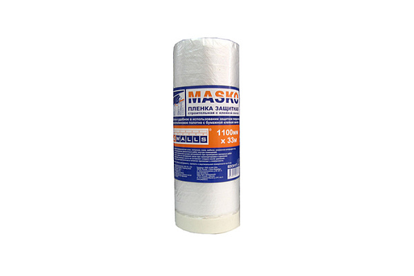 Пленка защитная с клейким слоем MASKO 1100мм.х33м 4WALLS/30 (SDC011T)