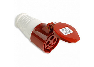 Розетка SMARTBUY 214 переносная 3Р+РЕ 16А 380В IP44 (SBE-16-PS4-380) (648)