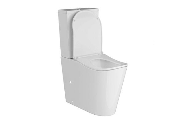 Унитаз-компакт анатомический WAVE SILUET Tornado3.0 гор,ниж,2-кн.арм,дюро,м/л,быстр,БЕЛЫЙ глянец